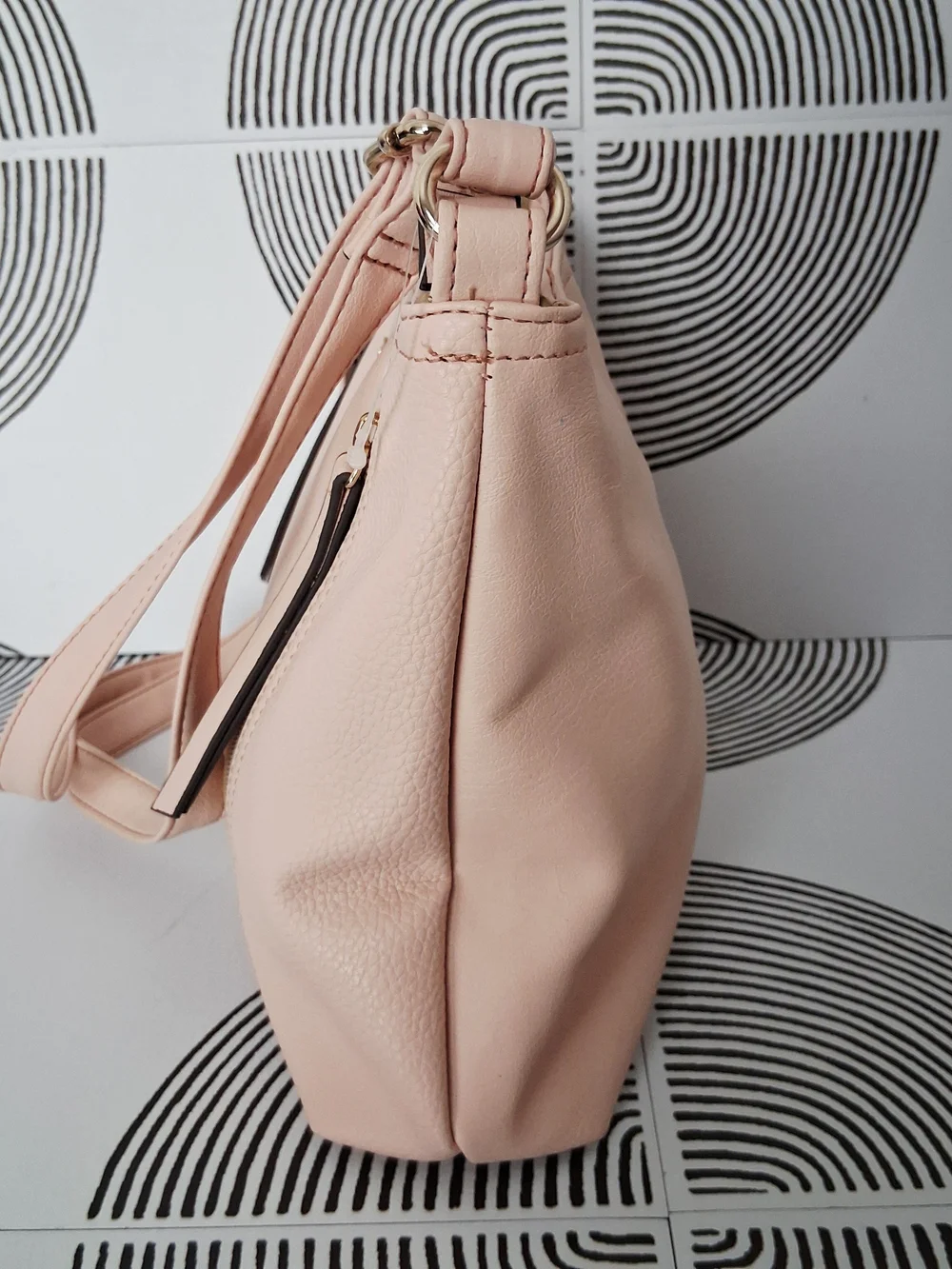 Rosetti Womens Blush Powder Pink Y2K Cargo Chic Romantic Casual Shoulder Purse